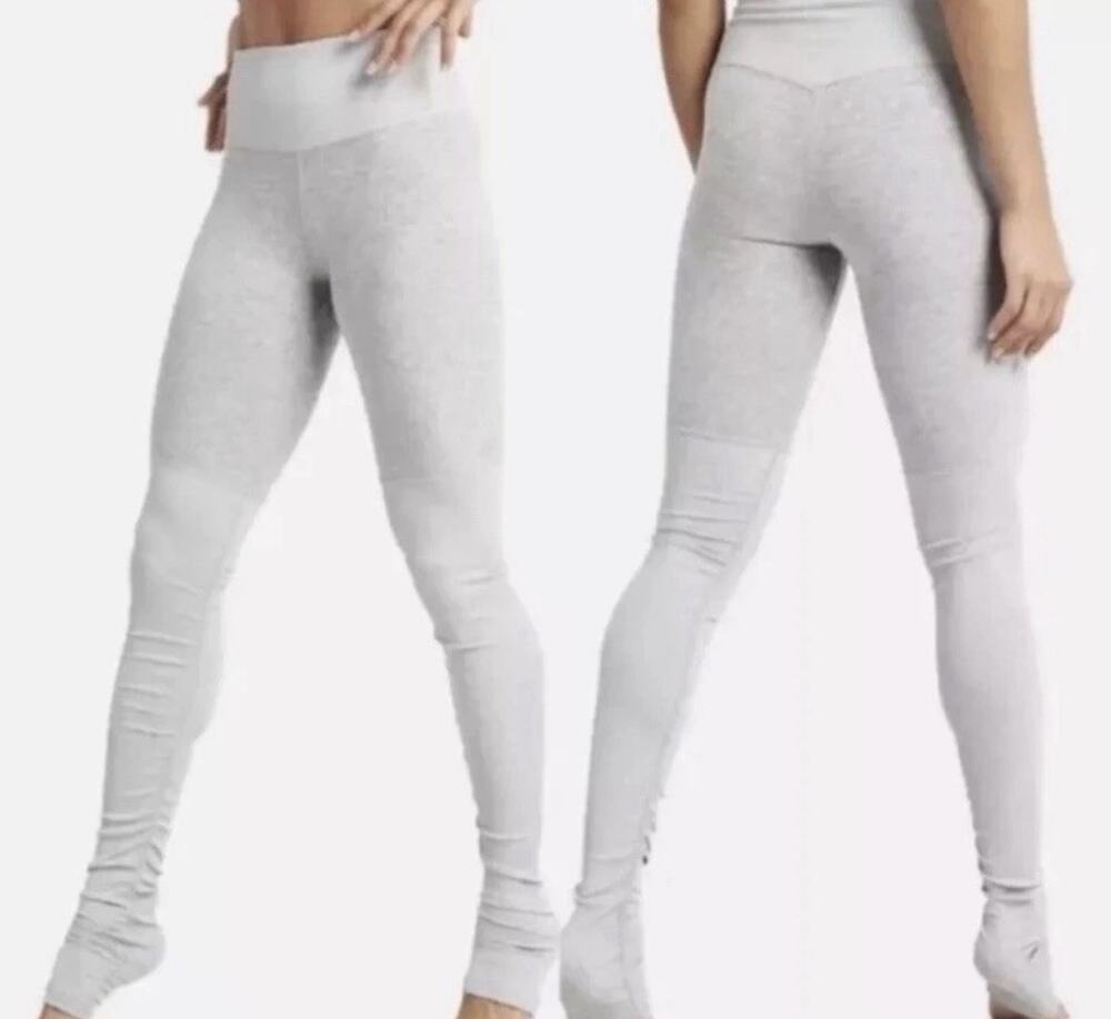 ALO Yoga Goddess Scrunch Ruched Ribbed High-Waist Leggings Medium